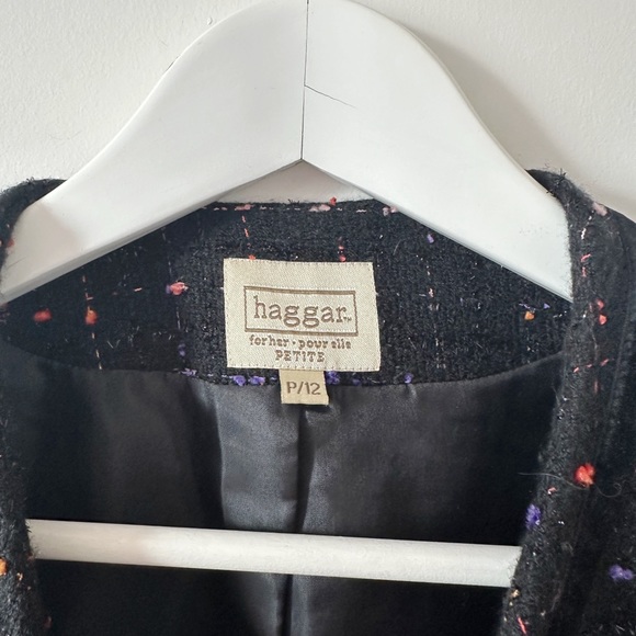 Haggar women blazer with velvet details size 12 /p - Picture 5 of 10